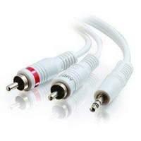 Cables To Go 80128 5m 3.5mm Male to 2 RCA Type Male