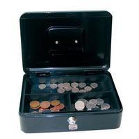 Cash Box with Simple Latch and 2 Keys plus Removable Coin Tray