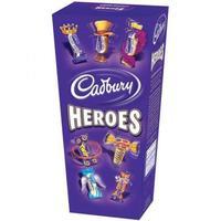 cadbury heroes 185g miniature chocolates selection box