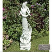 Caring Embrace Statue White