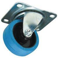 CASTOR, RUBBER TYRED 63mm DIA. SWIVEL PLATE FIXING