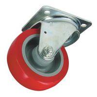 CASTOR, SWIVEL - HEAVY DUTY 100mm DIA. POLY WHEEL