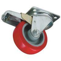 CASTOR, SWIVEL - HEAVY DUTY 100mm DIA. POLY WHEEL, BRAKED