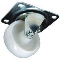 CASTOR, NYLON WHEEL 63mm DIA. SWIVEL PLATE FIXING