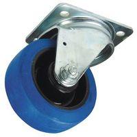 CASTOR, SWIVEL - HEAVY DUTY 100mm DIA. RUBBER WHEEL