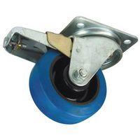 castor swivel heavy duty 100mm dia rubber wheel braked