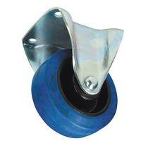 CASTOR, FIXED - HEAVY DUTY 200mm DIA. RUBBER WHEEL