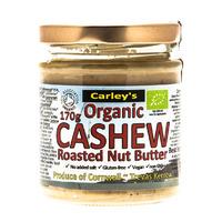 carleys organic cashew roasted nut butter 170g