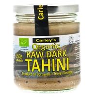 carleys organic raw dark tahini 250g