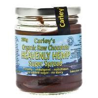 Carley\'s Organic Raw Chocolate Heavenly Hemp Superspread - 250g