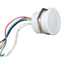 CamdenBoss CPS22IF-PLWH-24RGB Piezo Switch Plastic M22 White 24V T...