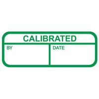 Calibrated Labels, Green Mark & Seal, 40 x 15mm, Pack Of 120