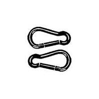 Carabiner, 5mm CV, 2 pieces