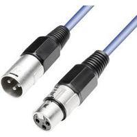 Cable [1x XLR socket - 1x XLR plug] 10 m Blue Paccs