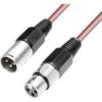 Cable [1x XLR socket - 1x XLR plug] 10 m Red Paccs