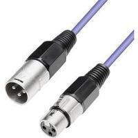 Cable [1x XLR socket - 1x XLR plug] 1 m Blue Paccs