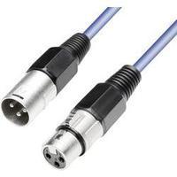 Cable [1x XLR socket - 1x XLR plug] 5 m Blue Paccs