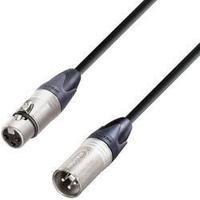 Cable [1x XLR socket - 1x XLR plug] 1 m Black AH Cables KM1FMBLK