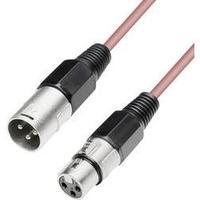 Cable [1x XLR socket - 1x XLR plug] 1 m Red Paccs