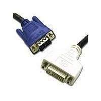 cables to go 5m dvi a female to hd15 vga male analogue extension cable
