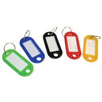 cathedral products kts50 standard key tags assorted colours 50 x 