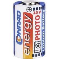 Camera battery CR2 Lithium Conrad energy CR2 750 mAh 3 V 1 pc(s)
