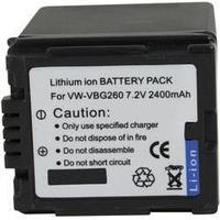 Camera battery Conrad energy replaces original battery VWVBG260 7.2 V 2000 mAh