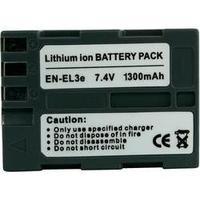 Camera battery Conrad energy replaces original battery EN-EL3E 7.4 V 1300 mAh