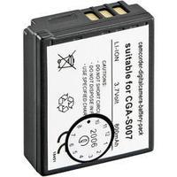 Camera battery Conrad energy replaces original battery CGA-S007, CGA-S007E 3.7 V 900 mAh