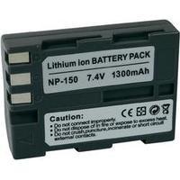 Camera battery Conrad energy replaces original battery NP-150 7.4 V 1300 mAh