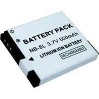 Camera battery Conrad energy replaces original battery NB-8L 3.7 V 650 mAh