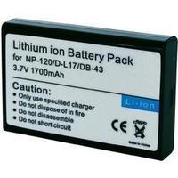 camera battery conrad energy replaces original battery np 120 d l17 db ...