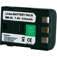 Camera battery Conrad energy replaces original battery NB-2L, NB-2LH 7.2 V 550 mAh