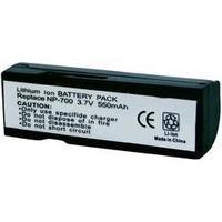 camera battery conrad energy replaces original battery np 700 37 v 550 ...