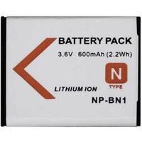 camera battery conrad energy replaces original battery np bn1 36 v 500 ...