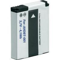 Camera battery Conrad energy replaces original battery AHDBT-002 GoPro Hero HD, HD 2 3.7 V 1050 mAh
