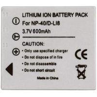 Camera battery Conrad energy replaces original battery NP-40, D-L18, SLB-0737, SLB-0837 3.7 V 600 mAh