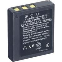 Camera battery Conrad energy replaces original battery DC-8300, VW-VBE10 3.7 V 1000 mAh