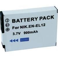 Camera battery Conrad energy replaces original battery EN-EL12 3.7 V 650 mAh