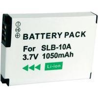 Camera battery Conrad energy replaces original battery SLB-10A, SLB-010A 3.7 V 700 mAh