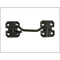 cabin hook black powder coated 100mm 4in