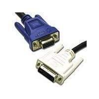 cables to go 5m dvi a male to hd15 vga male analogue video cable