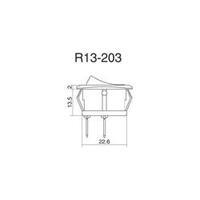 car toggle switch 12 vdc 25 a 1 x offon latch sci r13 203l sq red 12 v ...