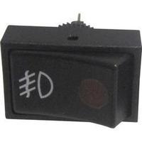 Car toggle switch 12 Vdc 20 A 1 x Off/On latch SCI R13-207B2 B/B YELLOW 1 pc(s)