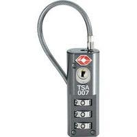 Cable lock 19 mm TSA TSA LKOT-0936 Grey Combination