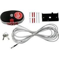 cable lock incl sounder lock alarm 6799 blacksilver key