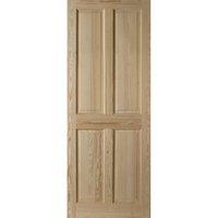 Canterbury 4 Panel Clear Pine Interior Fire Door 78in x 27in x 44mm (1981 x 686mm)