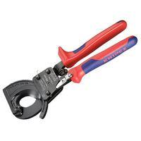 Cable Shears Ratchet Action Multi Component Grip 250mm (10in)
