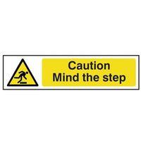 Caution Mind The Step - PVC 200 x 50mm