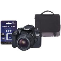 canon eos 1300d slr camera kit inc ef s 18 55mm is ii lens 16gb sd amp ...